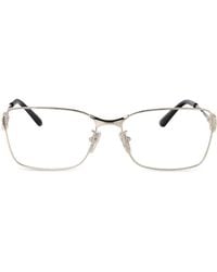Balenciaga - Brille Mit Bb-Logo Und Rechteckigem Gestell - Lyst