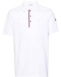 Moncler - Short-sleeve piqué polo shirt - Lyst