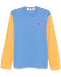 COMME DES GARÇONS PLAY - Mini Heart-Patch T-Shirt - Lyst