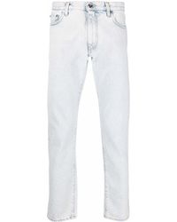 Off-White c/o Virgil Abloh - Diag Print Slim Fit Jeans - Lyst