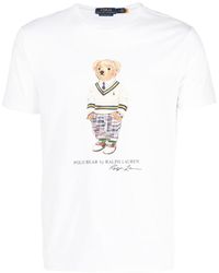 Polo Ralph Lauren - Polo Bear Custom Slim Fit T -Shirt - Lyst