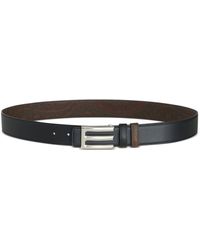 Etro - Logo-Buckle Reversible Leather Belt - Lyst