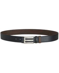 Etro - Cintura reversibile con fibbia logo - Lyst
