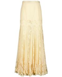 Zimmermann - Jupe Longue Valiant À Empiècements - Lyst