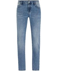 BOSS - Slim-fit Cotton Jeans - Lyst