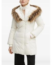 Guess - Faux-Fur Hooded Jacket - Lyst