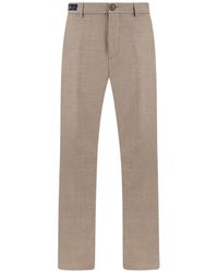 Paul & Shark - Bellagio Wool Twill Trousers - Lyst