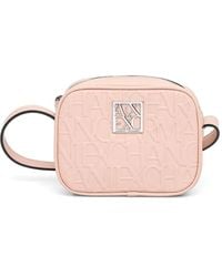 ARMANI EXCHANGE - Borsa A Tracolla Con Placca Logo - Lyst