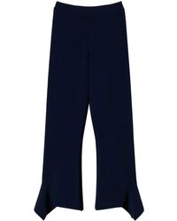 Twinset - Ruffle-Detail Trousers - Lyst