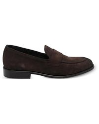 Pawelk's - Suede Relax Loafers - Lyst