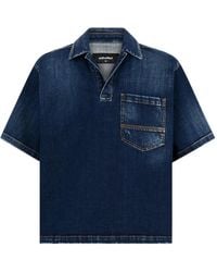 DSquared² - Dark Wash Short-Sleeves Shirt - Lyst