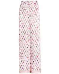 Genny - Floral Print Trousers - Lyst
