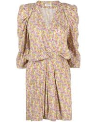 Zadig & Voltaire - Mini-jurk Met Bloemenprint - Lyst