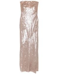 Galvan London - Sequin-Embellished Bandeau Maxi Dress - Lyst