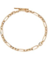 Lizzie Mandler - 18Kt Gelbgoldarmband Mit Kettendetail - Lyst