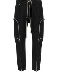 Rick Owens - Pantalones cargo con cremallera - Lyst