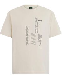 BOSS - Graphic-Print T-Shirt - Lyst