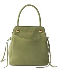 Prada - Carry Mini Suede Handbag - Lyst