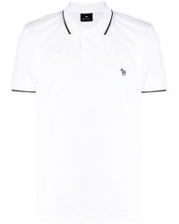 PS by Paul Smith - Zebra Logo-patch Polo Shirt - Lyst