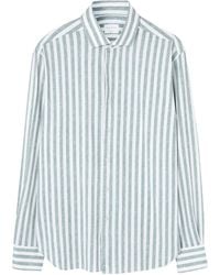 Xacus - Camisa a rayas de algodón - Lyst
