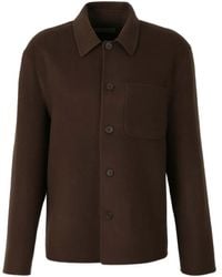 Officine Generale - Button-Fastening Patch-Pocket Jacket - Lyst