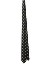 Dolce & Gabbana - Jacquard Tie With Heraldic Shields - Lyst