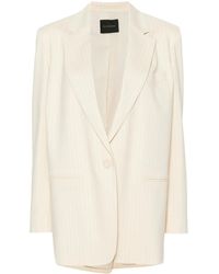 ANDAMANE - Einreihiger Blazer Mit Nadelstreifen - Lyst
