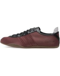 Y-3 - Satin-Paneled Lace-Up Trainers - Lyst