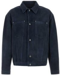 SANTORO - Suede Jacket - Lyst