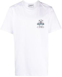Iceberg - Katoenen T-shirt Met Logoprint - Lyst