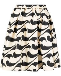 JNBY - Midi-Rok Met Abstract Patroon - Lyst