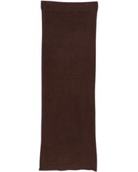 Entire studios - Ribbed Midi Skirt - Lyst