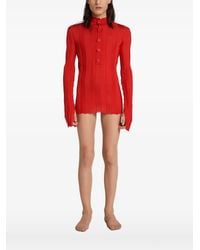ROT - Pull En Maille Nervurée - Lyst