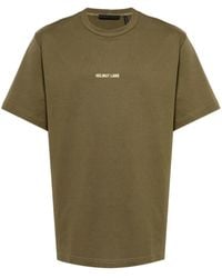Helmut Lang - T-Shirt Mit Logo-Print - Lyst