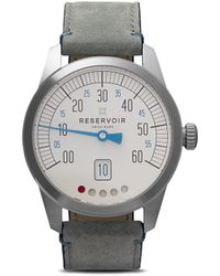 Reservoir 'Tiefenmesser' Armbanduhr, 43mm - Grau