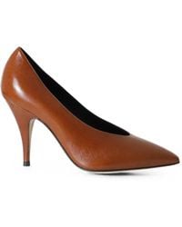 3Juin - Pointed Leather Pumps - Lyst
