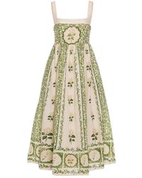 Agua Bendita - Barbara Wild midi dress - Lyst