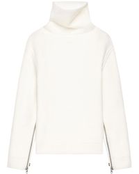 Courreges - Jersey oversize con cuello alzado - Lyst