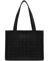 MCM Monogram Belt Bag in Metallic | Lyst