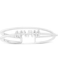 Apm Monaco - Bracelet Jonc À Double Piercings - Lyst