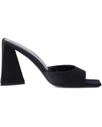 The Attico - Mini Devon Mules Mit Eckiger Kappe 85Mm - Lyst