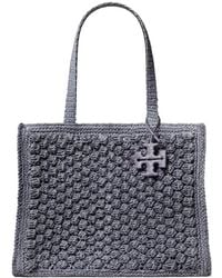 Tory Burch - Small Ella Hand-Crocheted Popcorn Tote Bag - Lyst