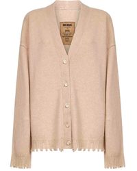 Uma Wang - Geribbeld Vest Met Franje Afwerking - Lyst