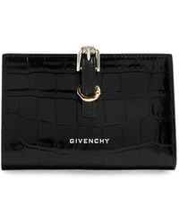 Givenchy - Croc-Effect Buckle-Fastening Wallet - Lyst