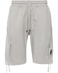 C.P. Company - Pantalones cortos de chándal con detalle Lens - Lyst