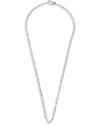 Mateo - Sterling Paper Clip Necklace - Lyst
