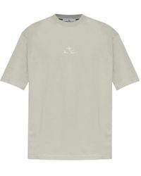 Stone Island - T-Shirt With Logo - Lyst