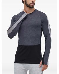 Icebreaker - 260 Zoneknit T-Shirt Met Vlakken En Lange Mouwen - Lyst