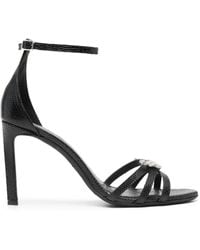 Zadig & Voltaire - Amee Wing Court 90Mm Leather Sandals - Lyst