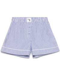 Vivetta - Striped Shorts - Lyst
